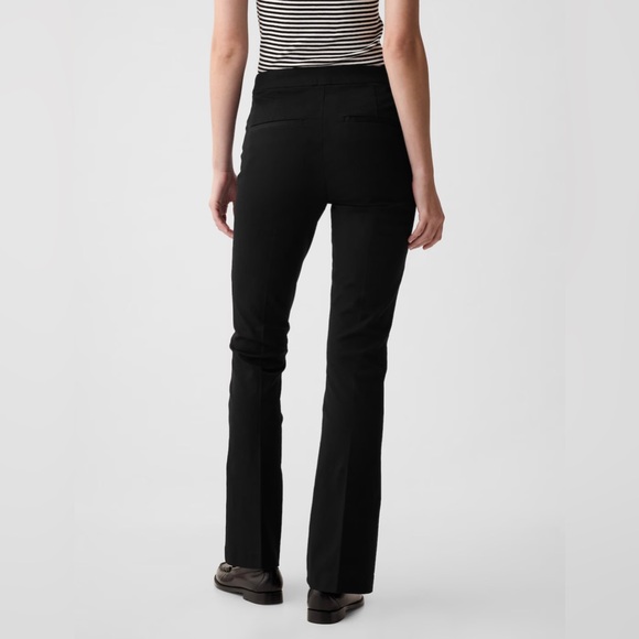 GAP High Rise BiStretch Flare Pants in Black 14 Petite - Picture 2 of 15